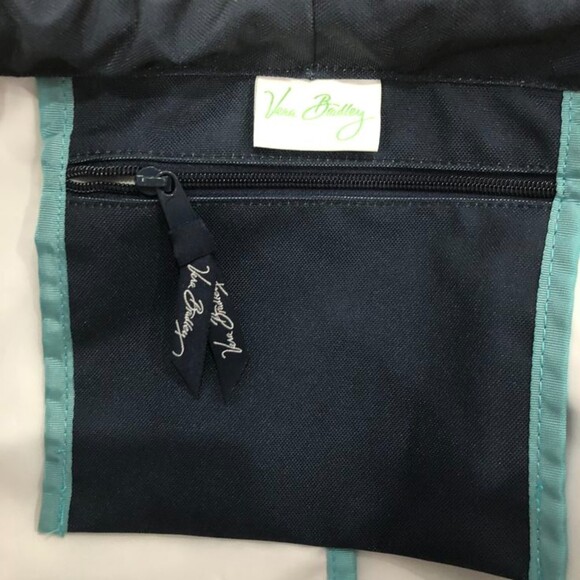 NWT Vera Bradley Happy Snails Lined Laundry Bag with Adjustable Shoulder Strap - Picture 4 of 9